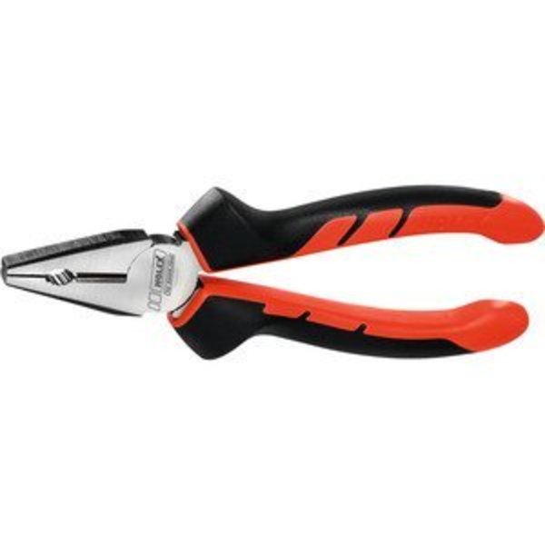 Holex Vanadium Combination Pliers with Two-Part Grips, Bright Finished, Overall Length: 180 mm 702995 180
